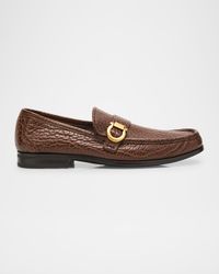 Men's Caspian 2 Leather Moc-Toe Loafers