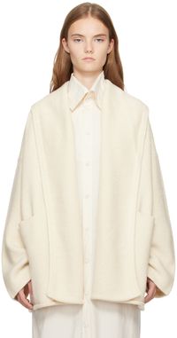 Lauren Manoogian Off-White Manta Coat