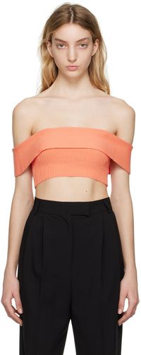 ANNA QUAN Orange Tessa Tank Top