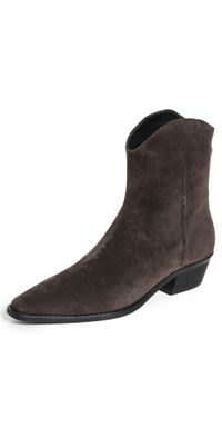 Black Suede Studio Reed Boots Hot Fudge Suede 42