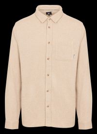 Faguo - Chemise regular col classique en coton mélangé - Taille XL - Beige