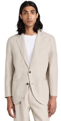 De Bonne Facture Linen Essential Jacket Undyed Flax 52
