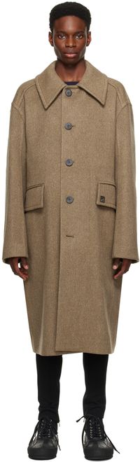 WOOYOUNGMI SSENSE Exclusive Khaki Single Breasted Coat