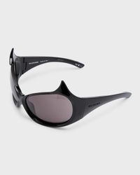 Gotham Injected Nylon Wrap Sunglasses