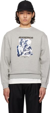 ADER error Gray Product. 35 Sweatshirt