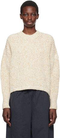 Moncler Beige Virgin Wool Sweater