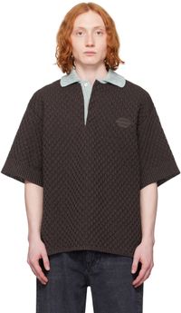 OUAT Brown Meta Polo