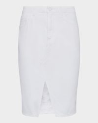 Tylee Knee-Length Denim Skirt