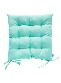 Today Linge De Maison - Galette de chaise déperlante - Taille 40x40 - Bleu