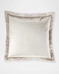 Pebble Solid Velvet European Sham