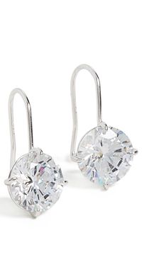 SHASHI Caroline Drop Earrings Silver One Size