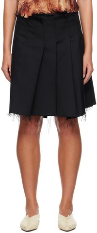 Song for the Mute Black Pleated Miniskirt