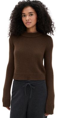 La Ligne Solid Mini Marin Sweater Chocolate XL