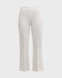 Lola Cropped High-Rise Jersey Pants