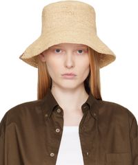rag & bone Beige Jade Rollable Bucket Hat