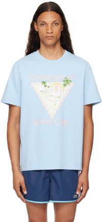Casablanca Blue Maison De Reve T-Shirt
