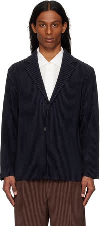 HOMME PLISSÉ ISSEY MIYAKE Navy Basics Blazer