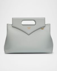 Milla Diamond Leather Tote Bag