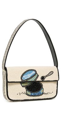 STAUD Tommy Beaded Bag Caviar Dreams One Size