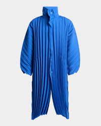 Men's Pleated Edge Coat
