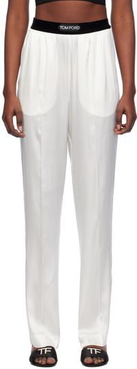TOM FORD White Relaxed-Fit Lounge Pants