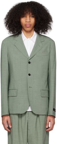 Marni Green Check Blazer