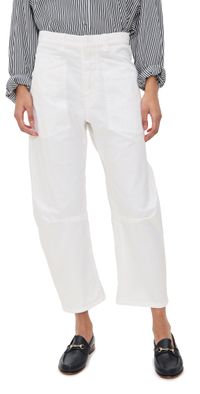 Nili Lotan Shon Twill Pants White 12