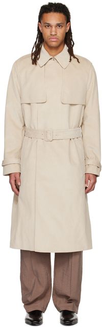 Gabriela Hearst Beige Miklos Trench Coat