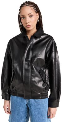 Lioness Kenny Bomber Jacket Jet Black XL