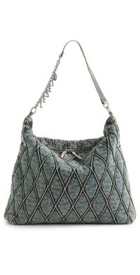 Diesel Charm-D Hobo Shoulder Bag 900 - Denim One Size