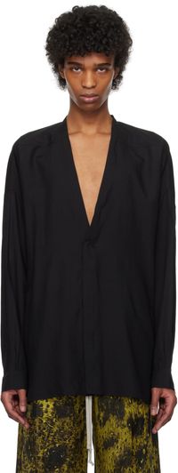 Rick Owens Black Hollywood Lido Larry Shirt