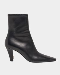 Jill Calfskin Ankle Booties