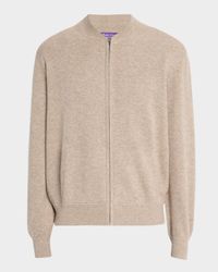 Men's Cashmere Full-Zip Sweater