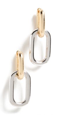 SHASHI Gemini Drop Earrings Gold/Silver One Size