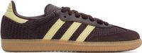 adidas Originals Brown & Yellow Samba OG Sneakers