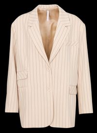 Imperial - Veste de tailleur à rayures - Taille XS - Beige