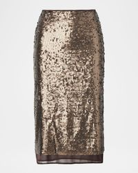 Lucy Sequined Midi Skirt