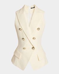 Fitted 6-Button Tailored Top