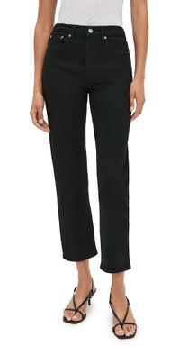 Levi's Wedgie Straight Jeans Black Sprout 31