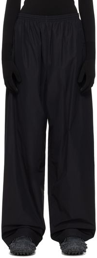 Balenciaga Black Drawstring Track Pants