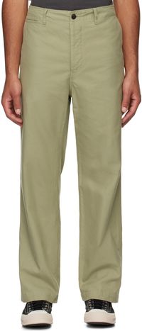 visvim Pantalon chino militaire vert
