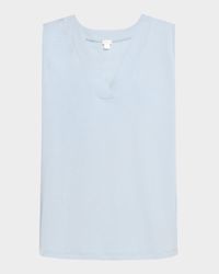 Pure Comfort Lace-Inset Tank Top