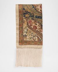 Paisley-Print Silk Scarf