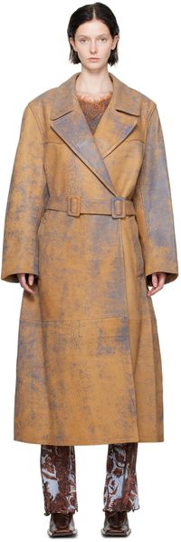 KNWLS Tan & Blue Ballis Coat