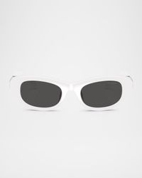 SK6036U Crystal-Hinge Plastic Pillow Sunglasses