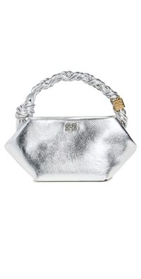 GANNI Ganni Bou Bag Mini Silver Silver One Size
