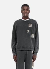 The Kooples - Sweatshirt avec patchs - Taille L - Noir