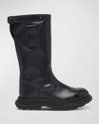 Men's Tread Leather Workwear-Sole Tall Boots
