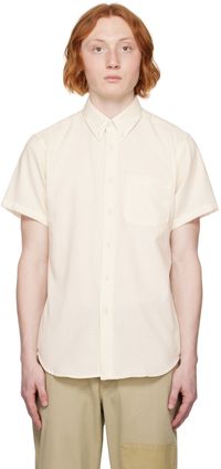 Naked & Famous Denim Off-White Easy Shirt