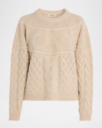 Love Oversized Cable-Knit Wool Sweater